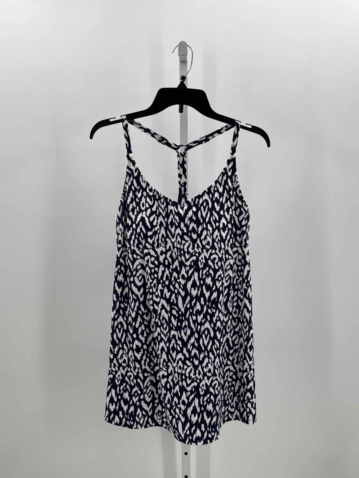 Island Escape Navy/White Women Size Large Womens Swimwear