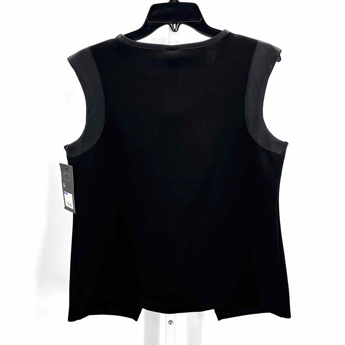 Mossimo Blk/brwn Women Size Large Jrs Vest