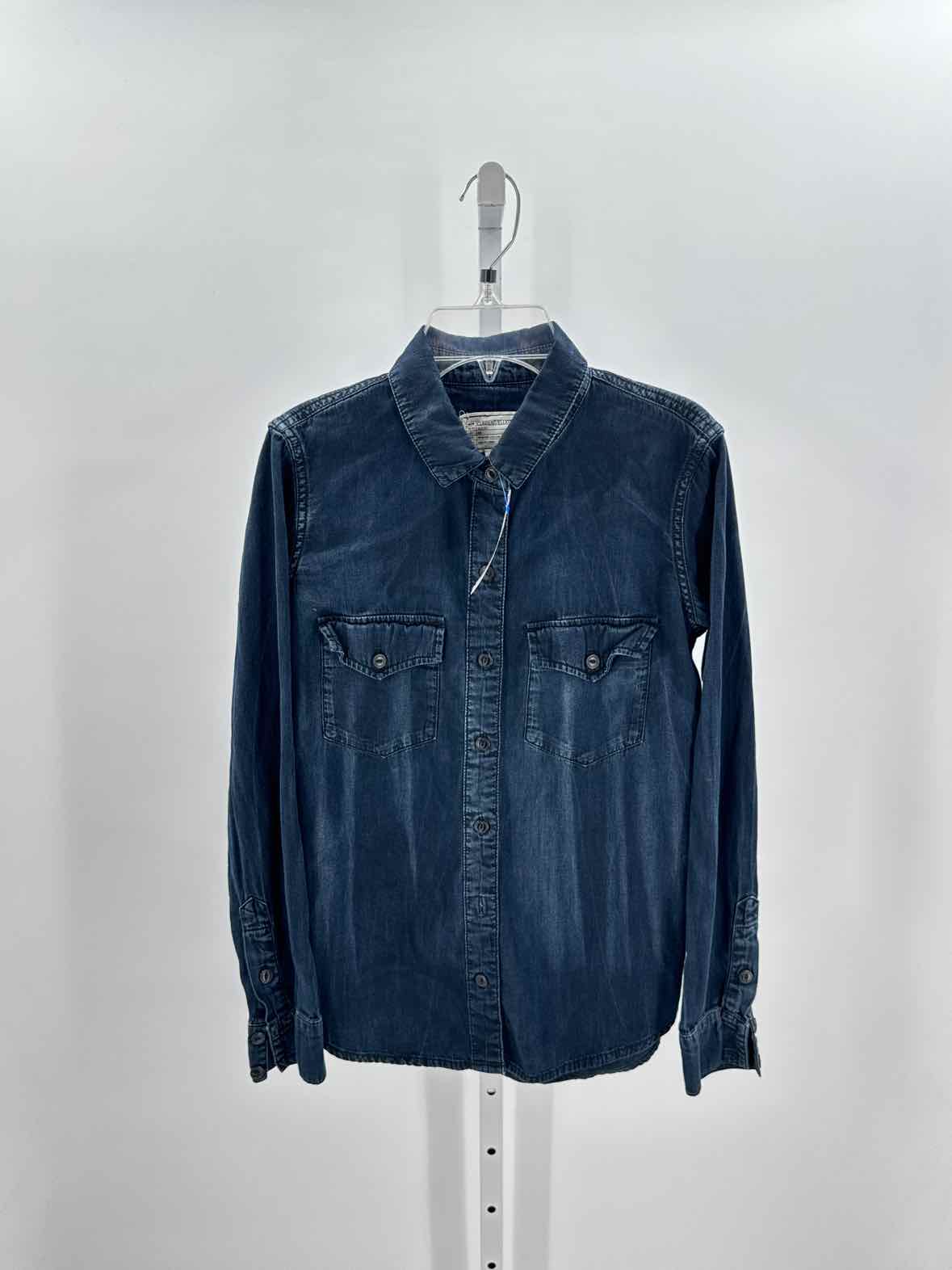 Current Elliott Denim Women Size Xsmall Jrs LS Button/Blouse