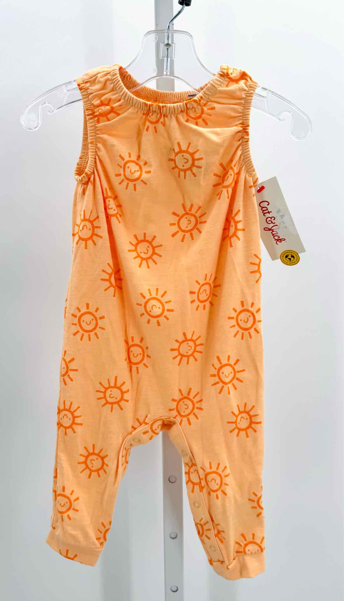 Cat & Jack Orange Child Size 3 Months Girls Jumpsuit