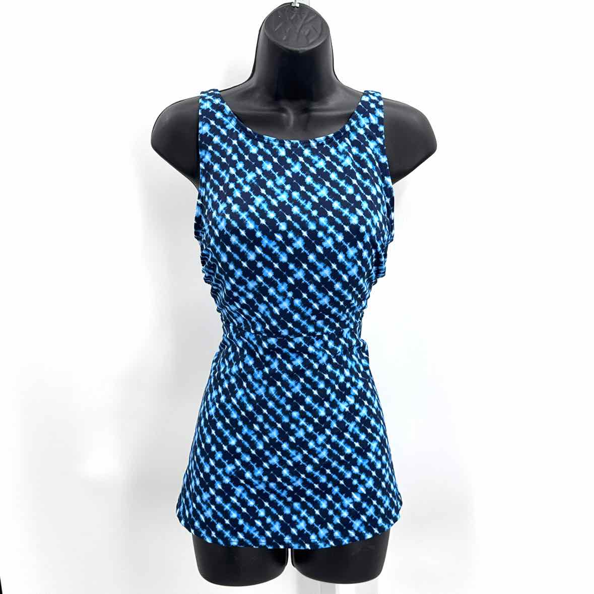 Lands End Blue Women Size Large Womens Swim Top