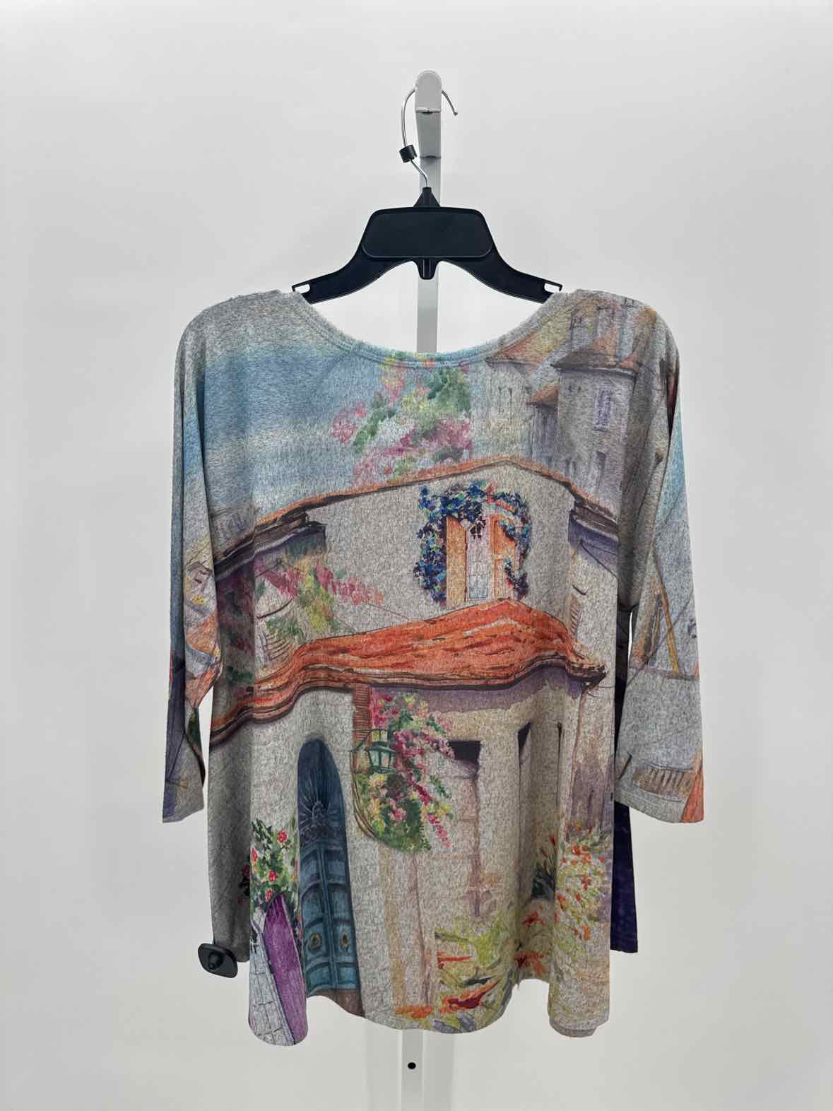 Et Lois Gray Women Size Medium Womens 3/4