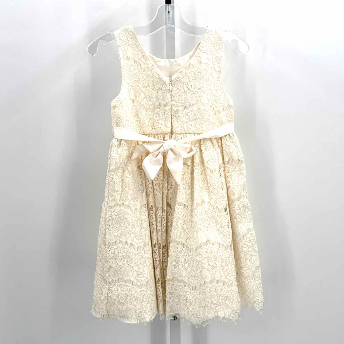 American Princess Cream Child Size 5 Girls Dress