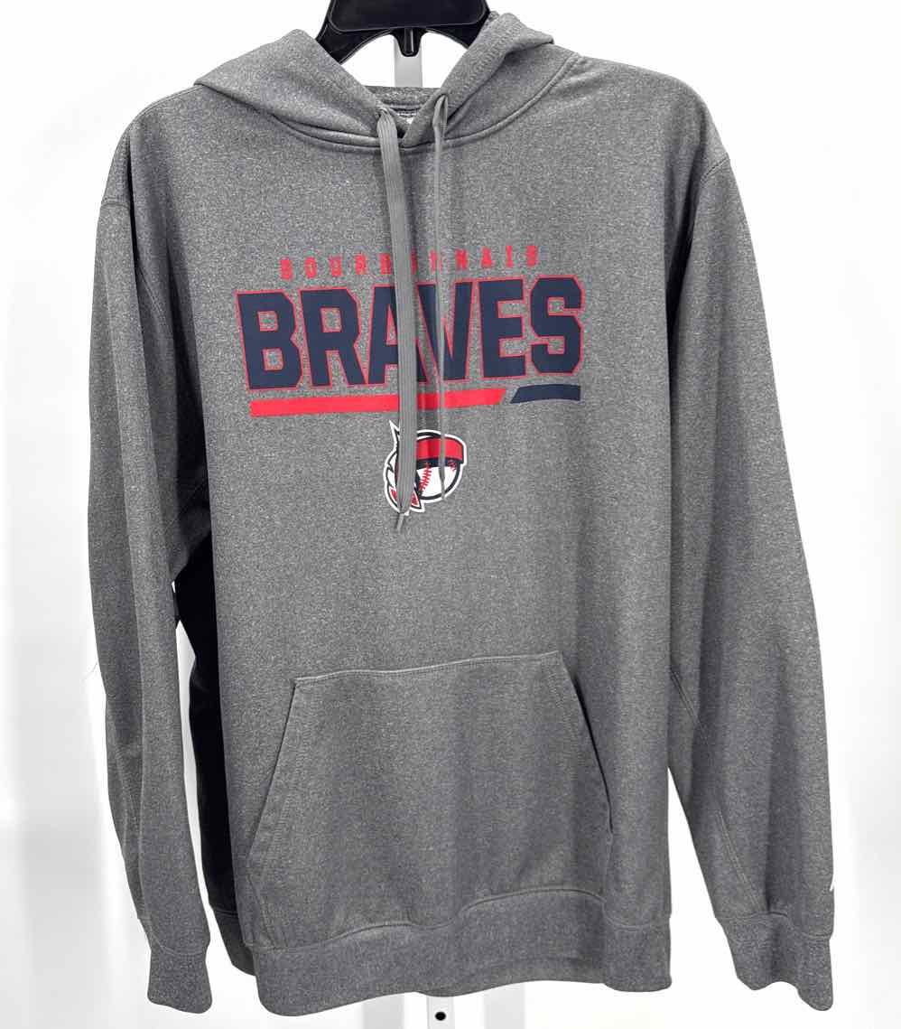 BSN Gray Mens Size Large Mens Sports Hoodie