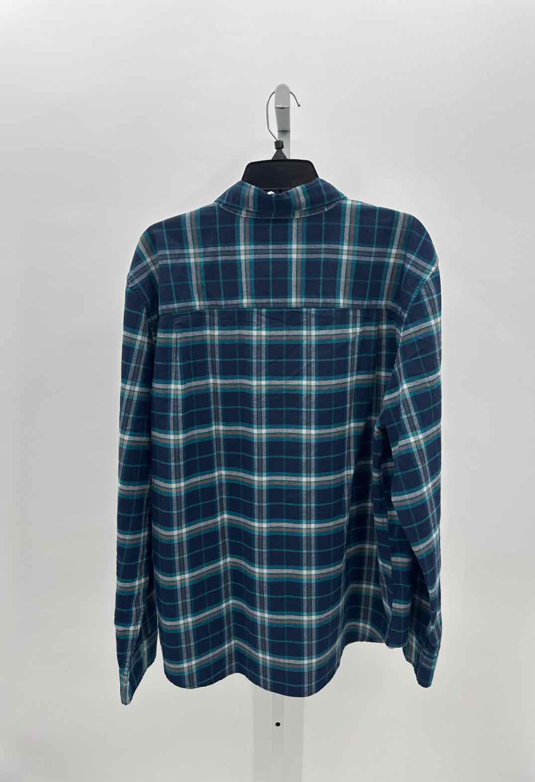 Falls Creek Blue Mens Size XLarge Mens Ls button