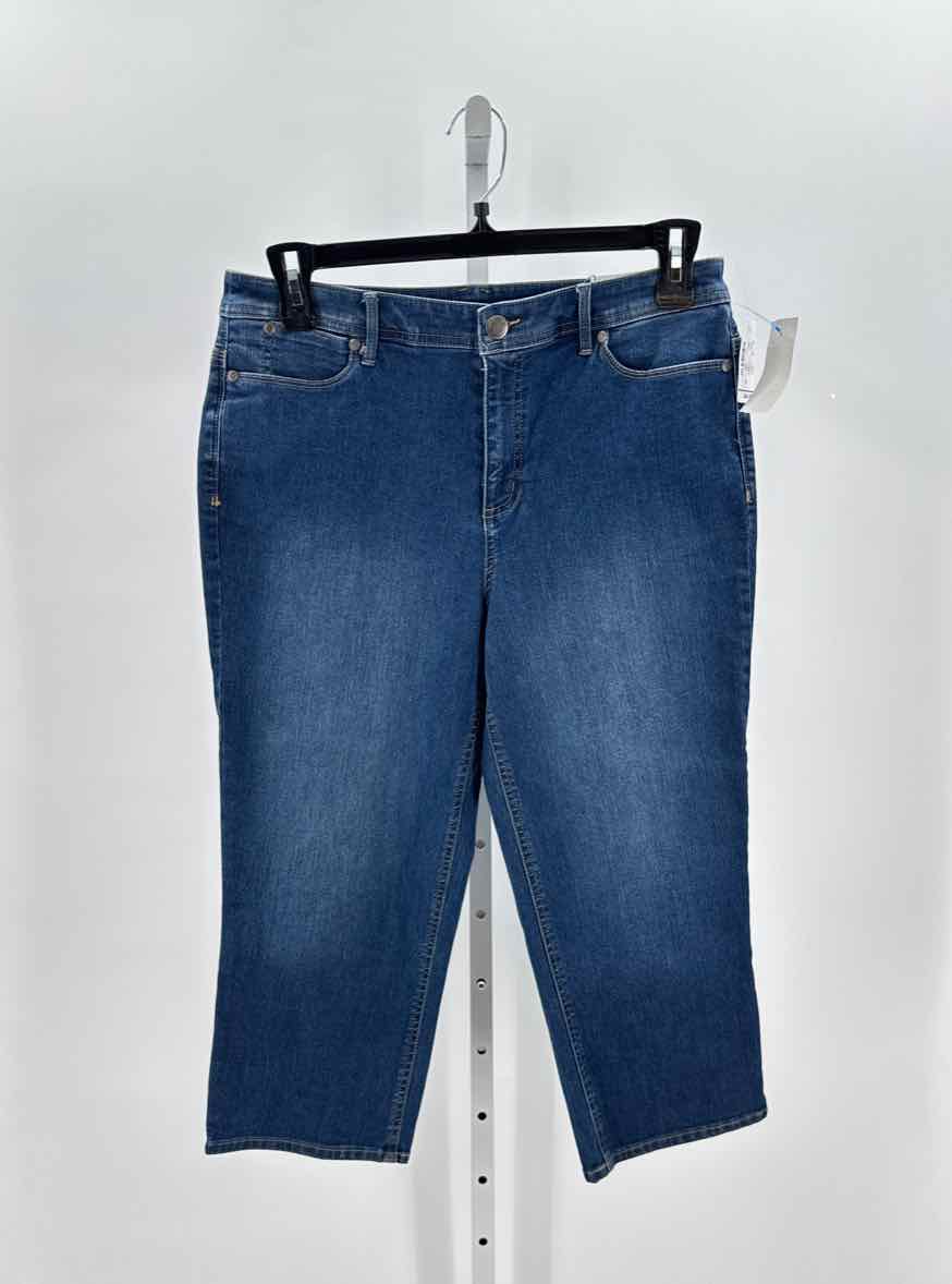 Christoper & Banks Denim Women Size 8 Womens Capris