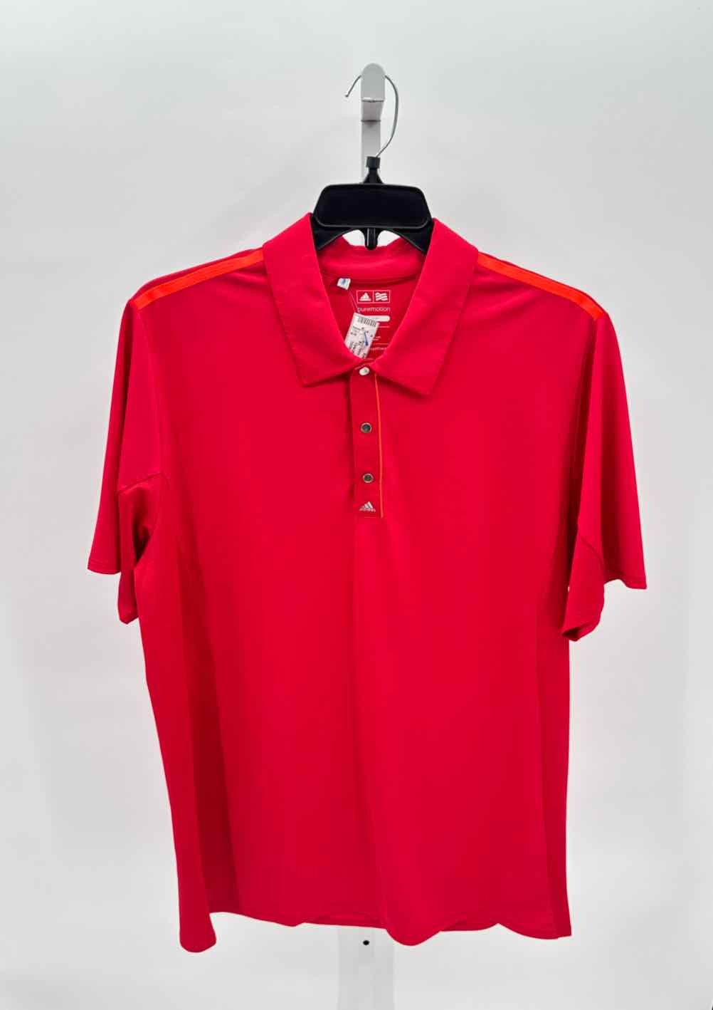 Adidas Red Mens Size XL Mens Sports SS Polo
