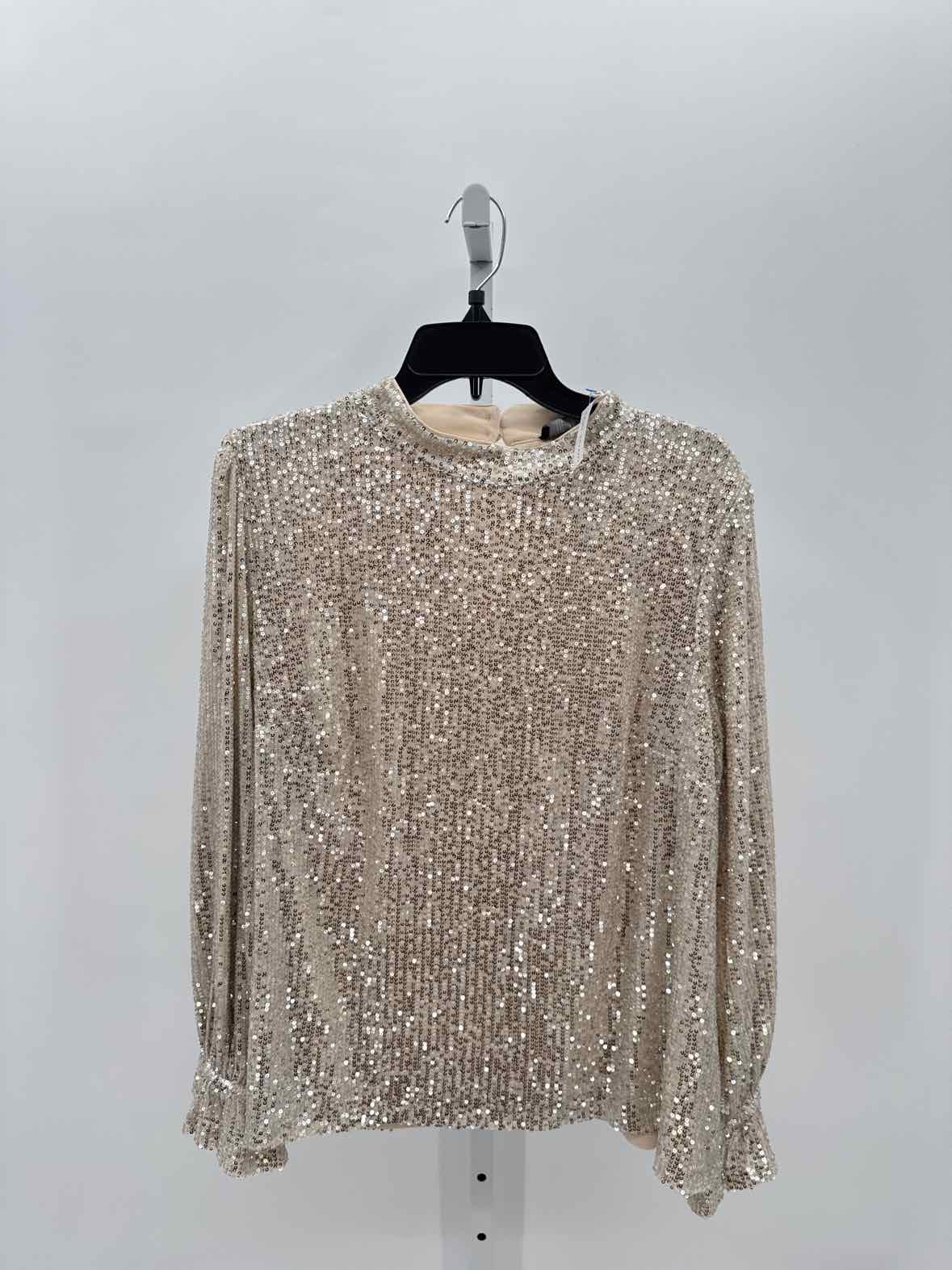 Lane Bryant Champagne Women Size Xlarge Womens Ls button/blouse