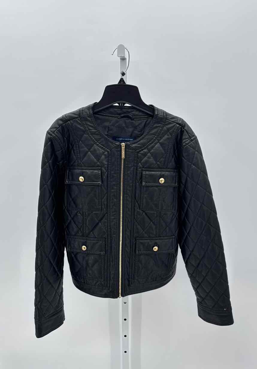Tommy Hilfiger Black Women Size Large Womens Jacket