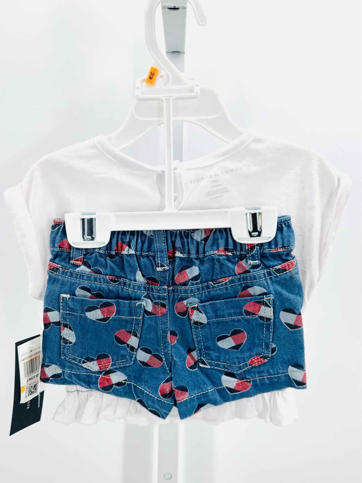 Tommy Hilfiger White Child Size 12 Months Girls 2 pc