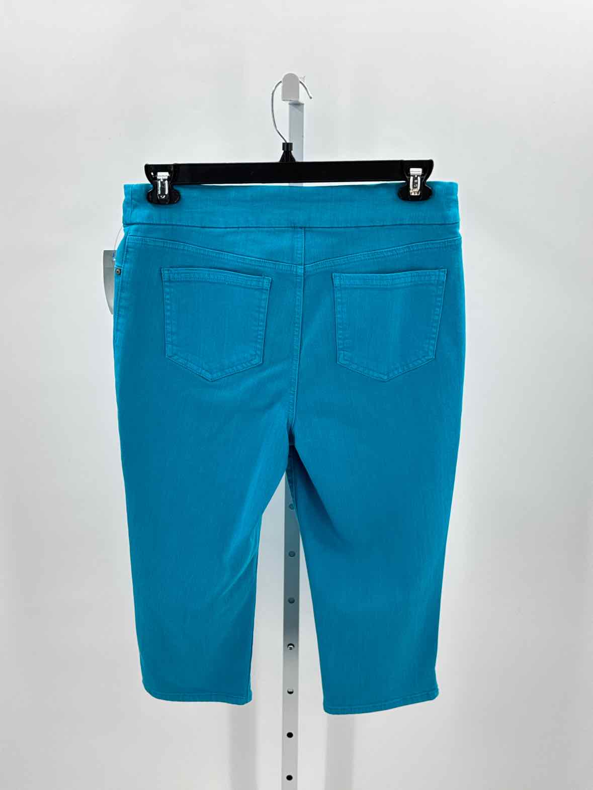 Chicos Blue Women Size 8 Womens Capris