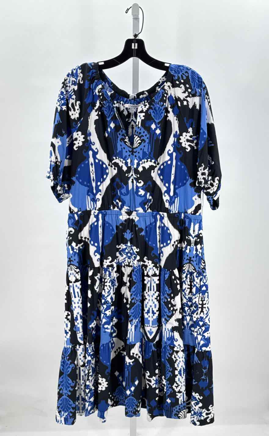 Chicos Blue Women Size 3 Womens Dress