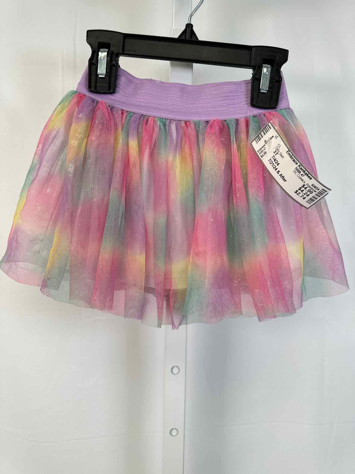 Rainbow Girls Skirt