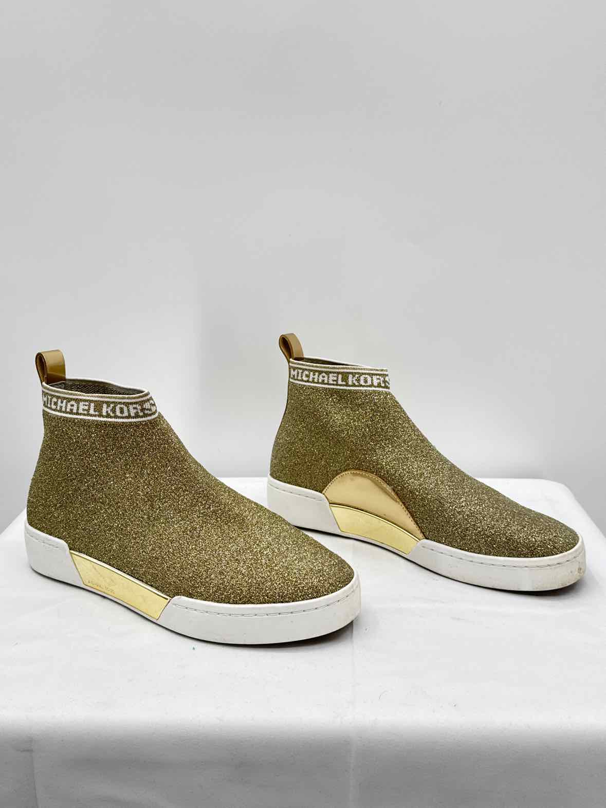 Michael Kors Gold Women Size 7.5 Womens Shoes