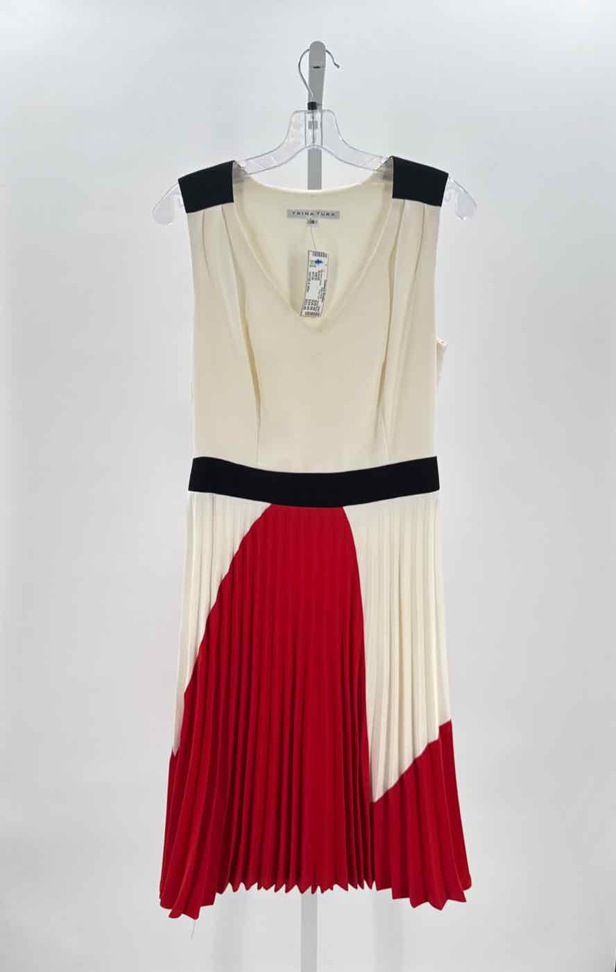 Trina Turk Black/White Women Size Small Womens Dress
