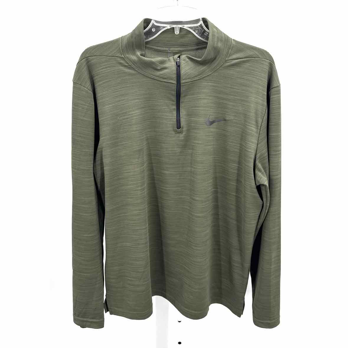 Nike Green Mens Size Large Mens Sports Pullover