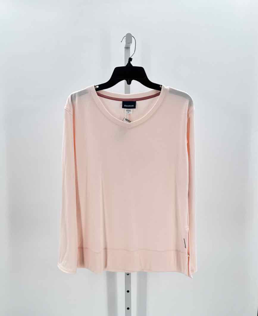 Reebok Pink Women Size Small Womens Sports LS