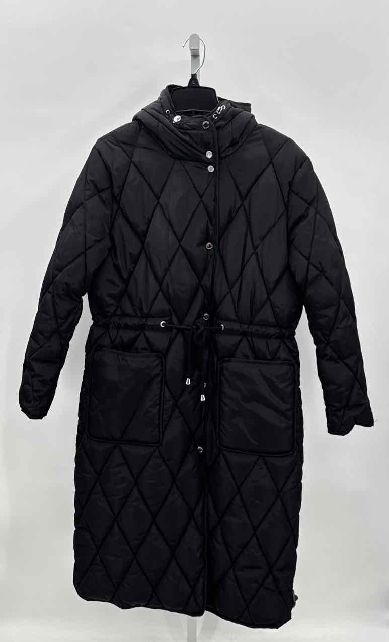 Kenneth Cole Black Women Size Large Womens Coat