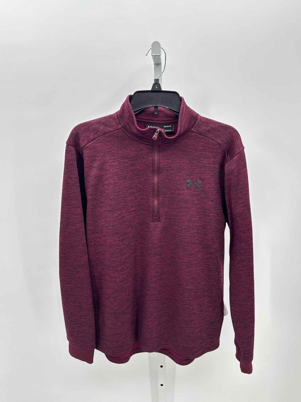 Under Armour Maroon Mens Size Large Mens Sports Pullover