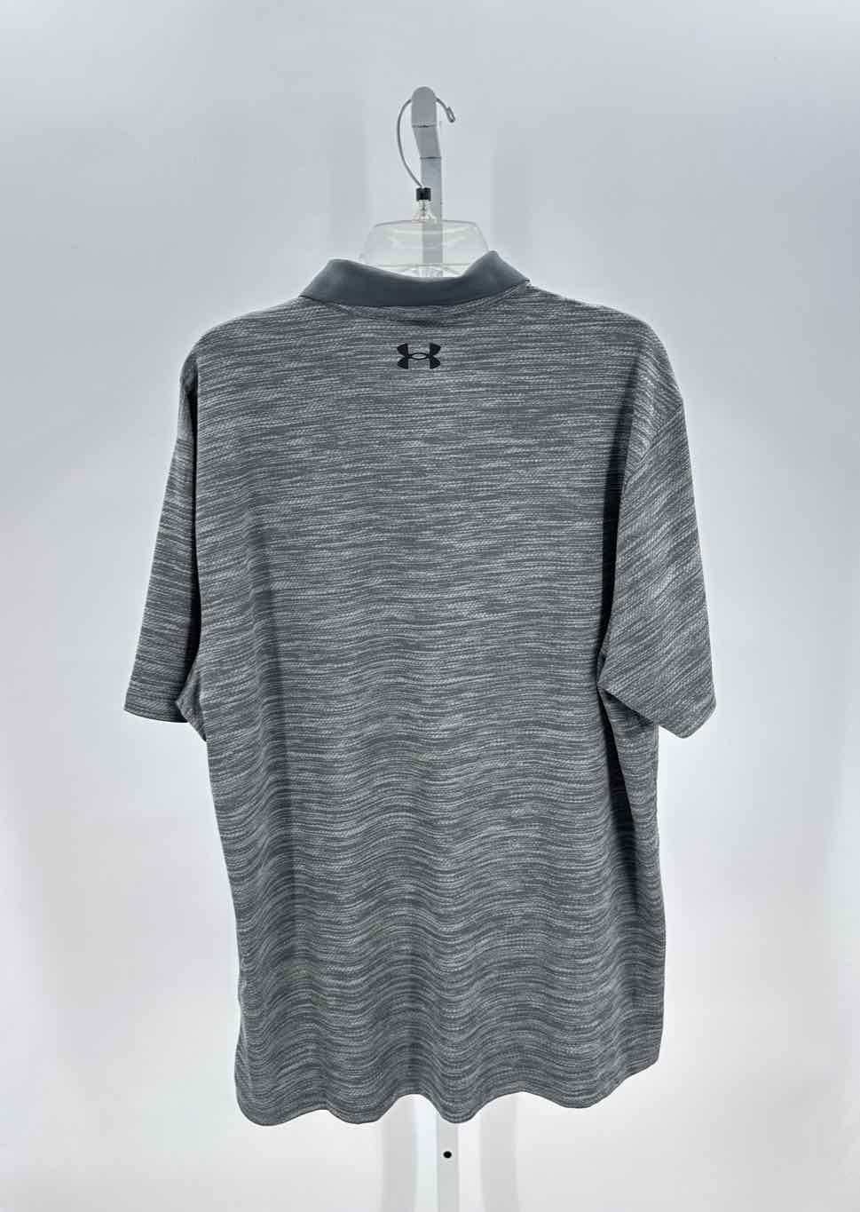 Under Armour Gray Mens Size XLarge Mens Sports SS Polo