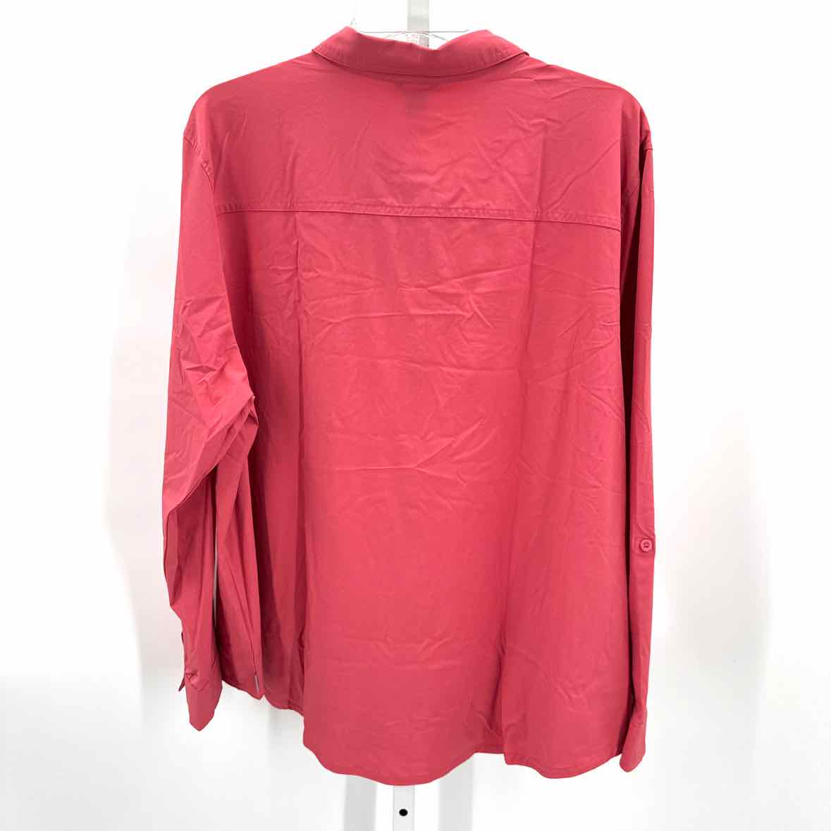 Eddie Bauer Pink Women Size XXL Womens Ls button/blouse