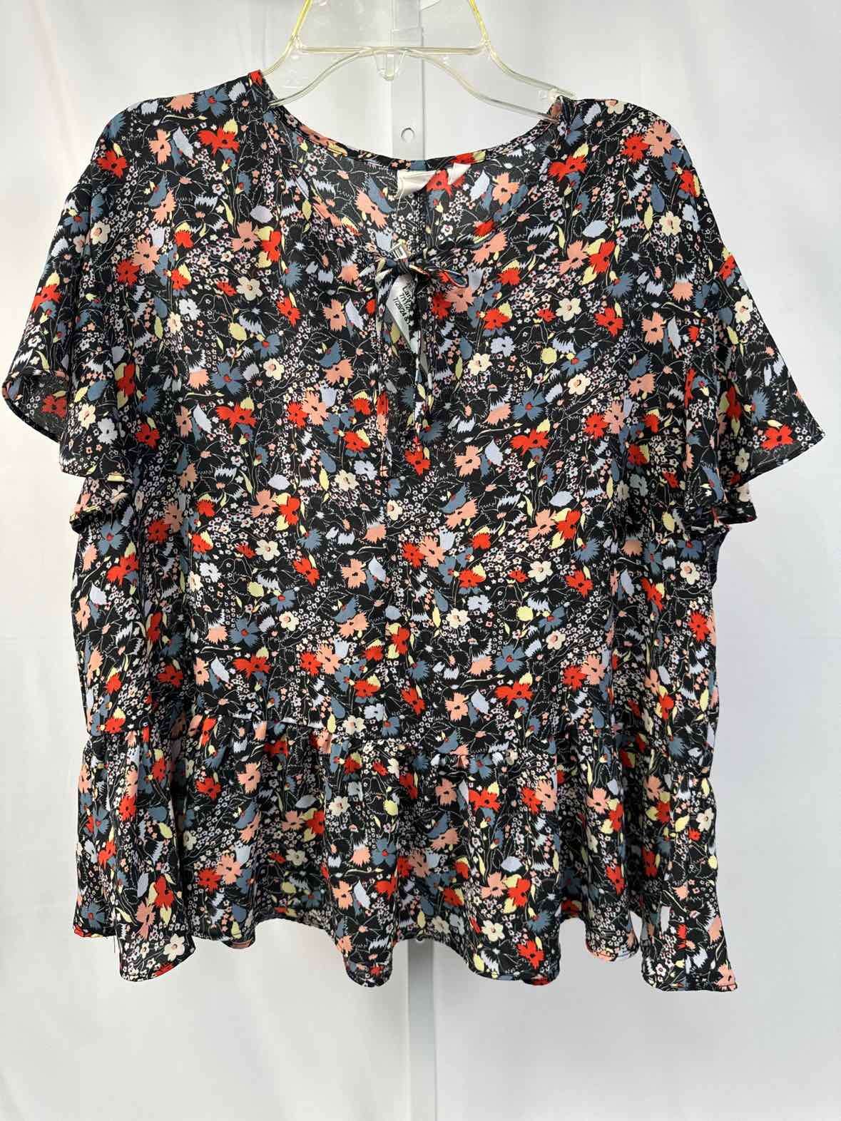 Jrs SS Button/blouse