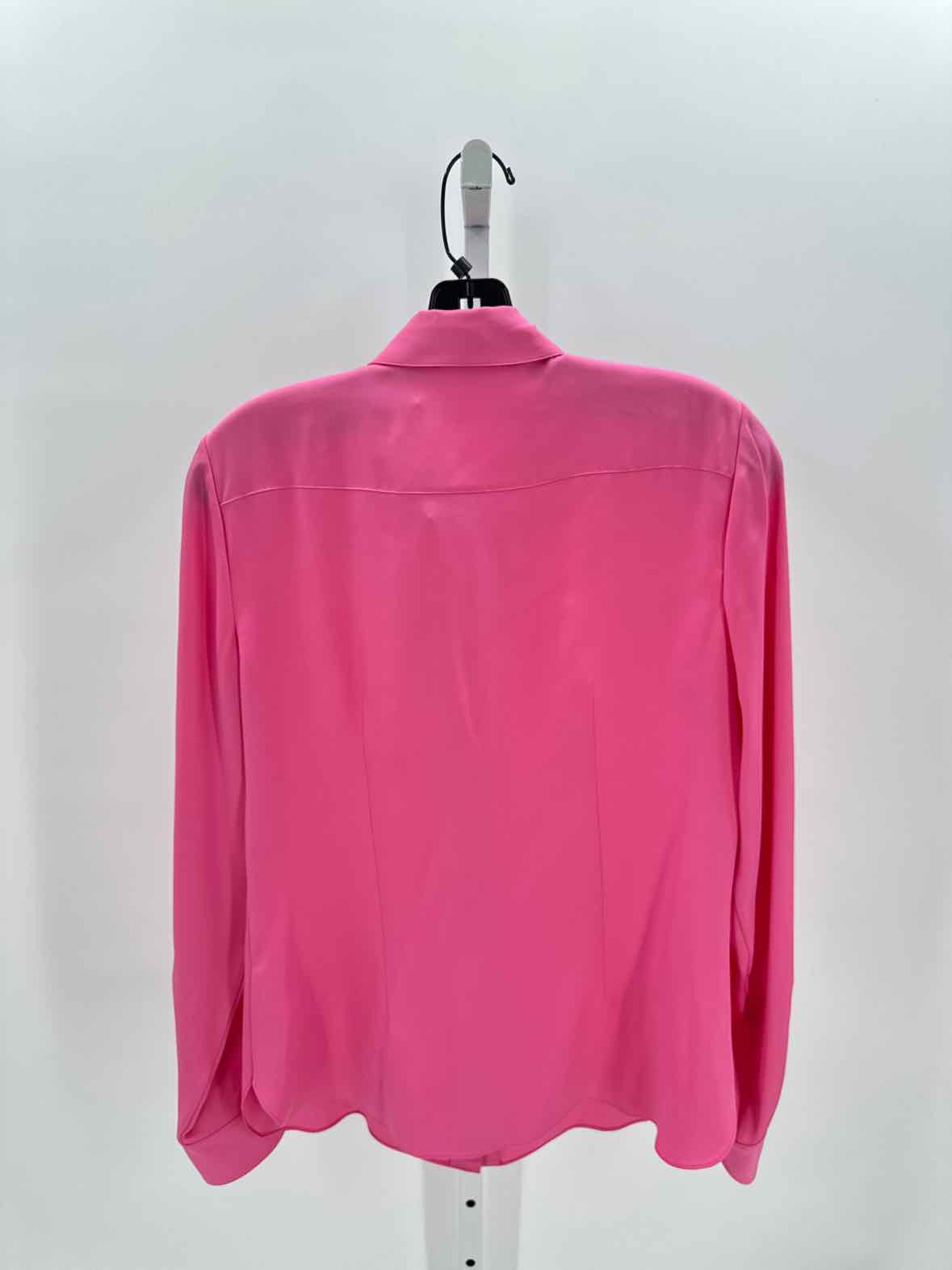 Theory Pink Women Size Medium Womens Ls button/blouse