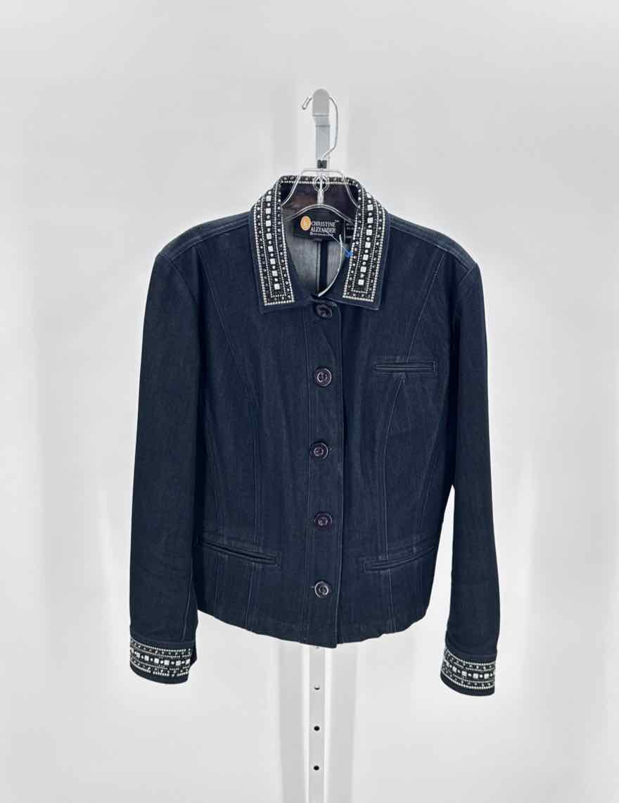 Christine Alexander Denim Women Size Small Womens Jacket