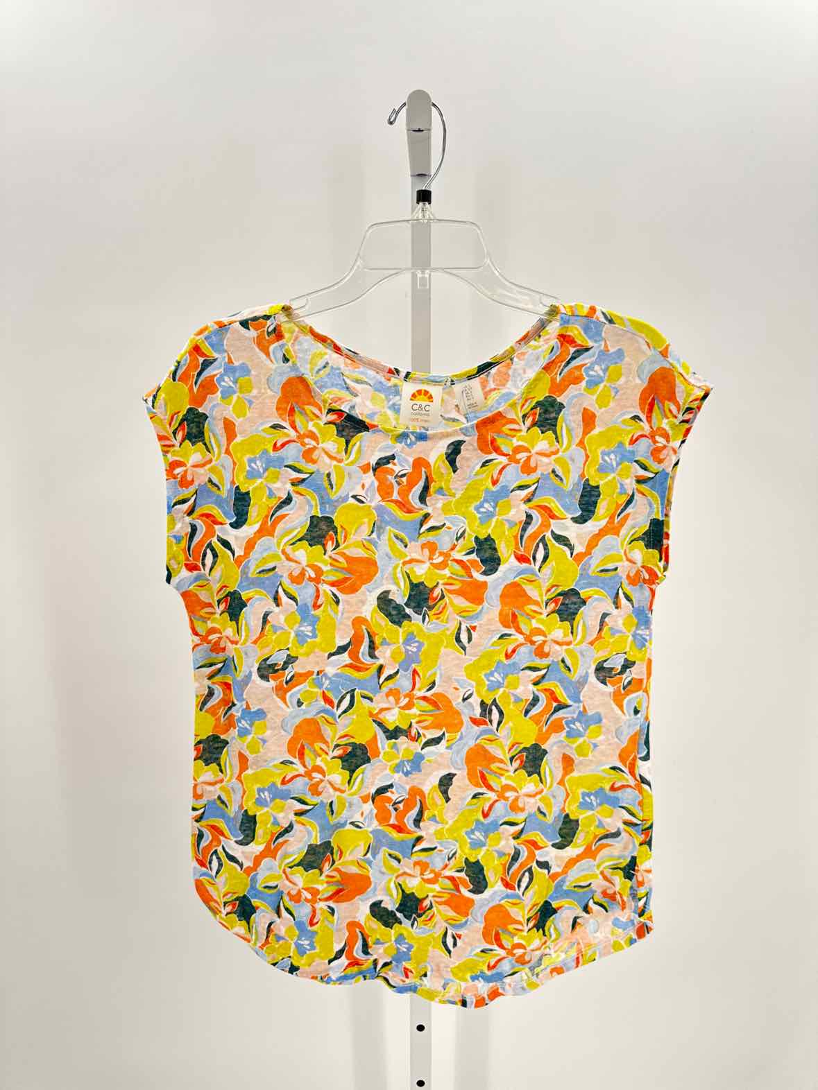 C&C California Blue Women Size Small Womens Ss