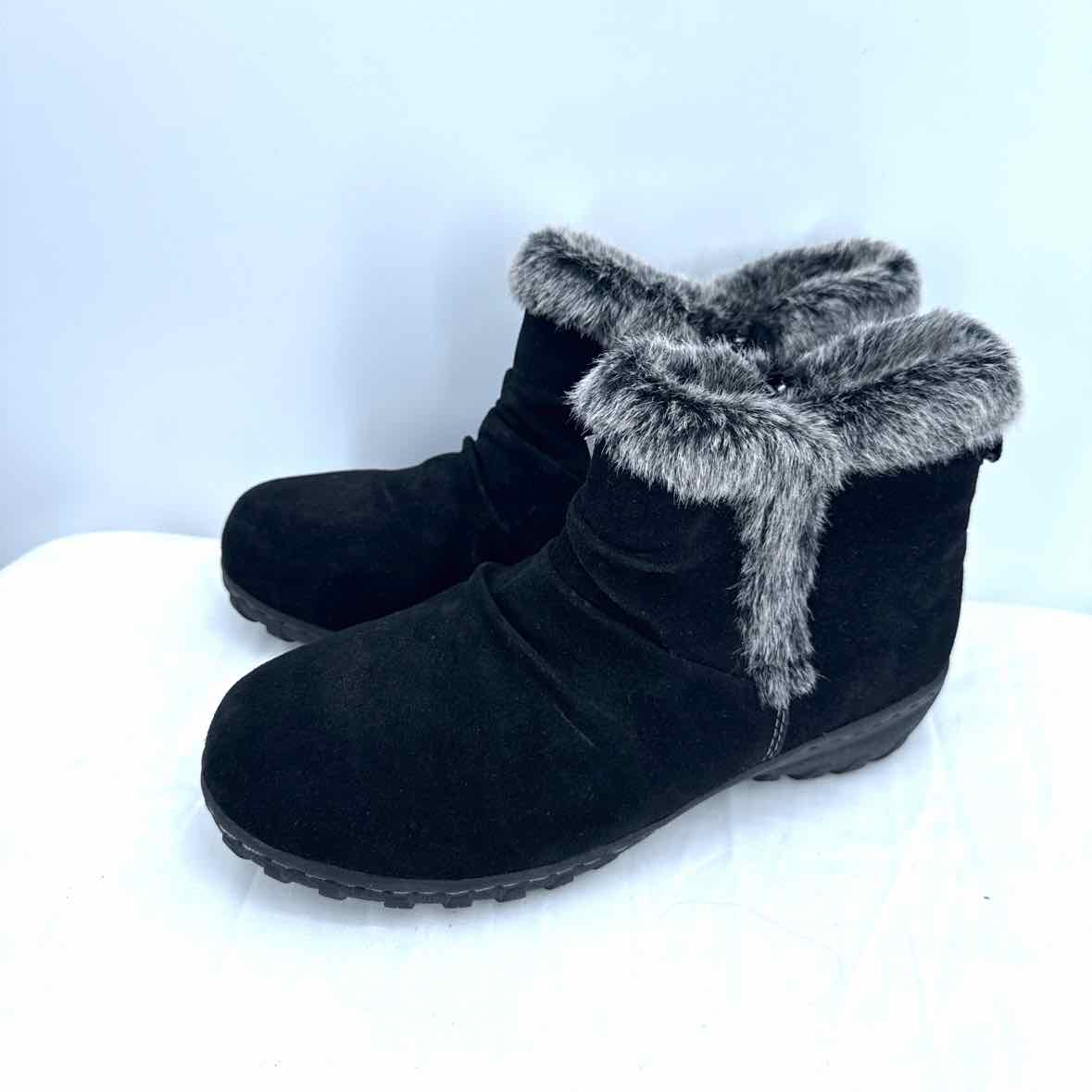 Khombu Black Women Size 8 Womens Boots