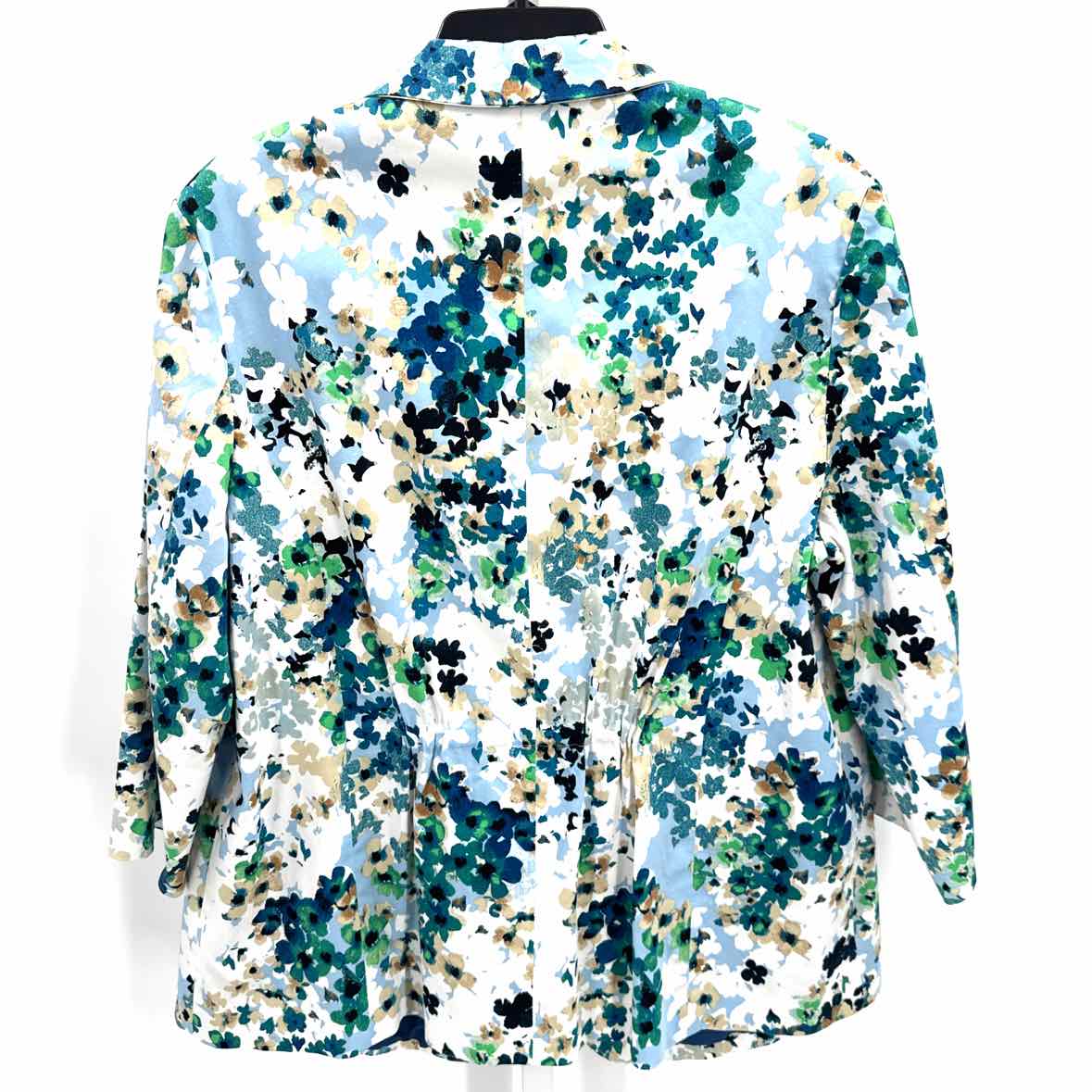 Coldwater Creek blue/green Women Size 2X Womens Blazer