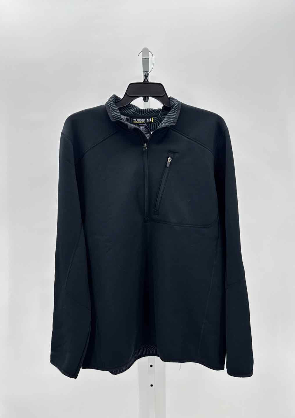 Under Armour Black Mens Size 2xl Mens Sports Pullover