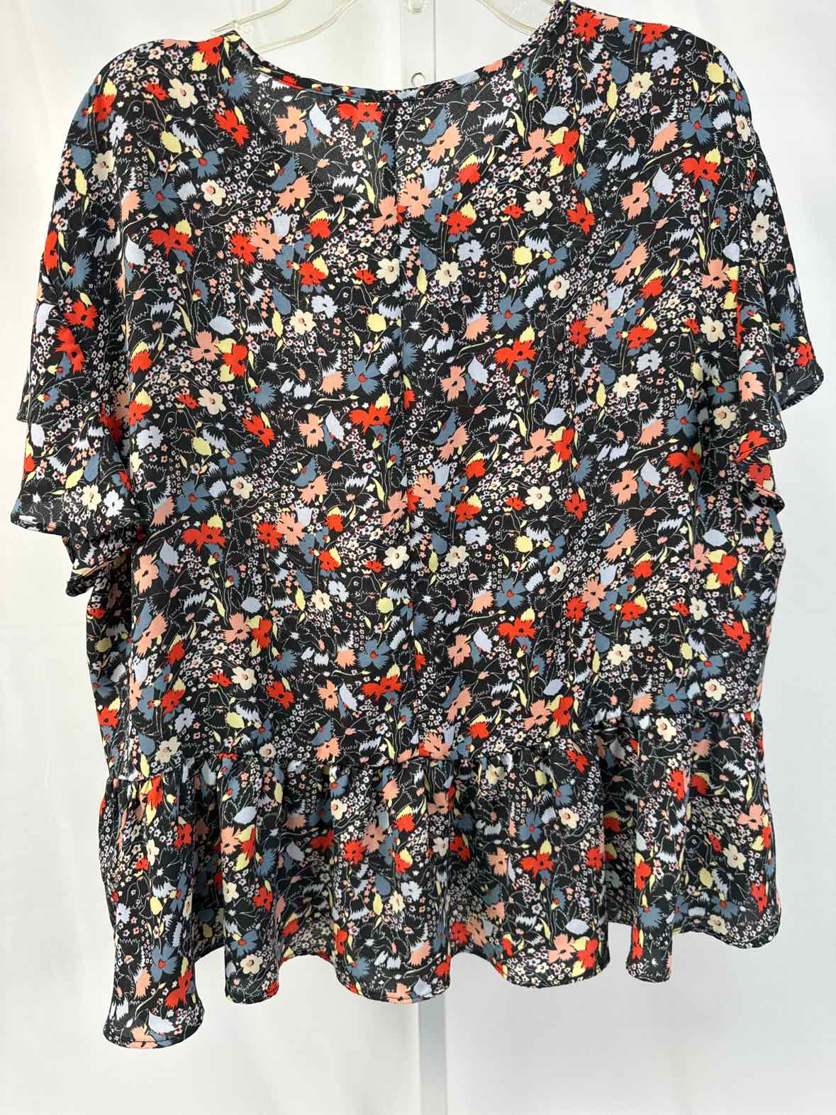 Jrs SS Button/blouse