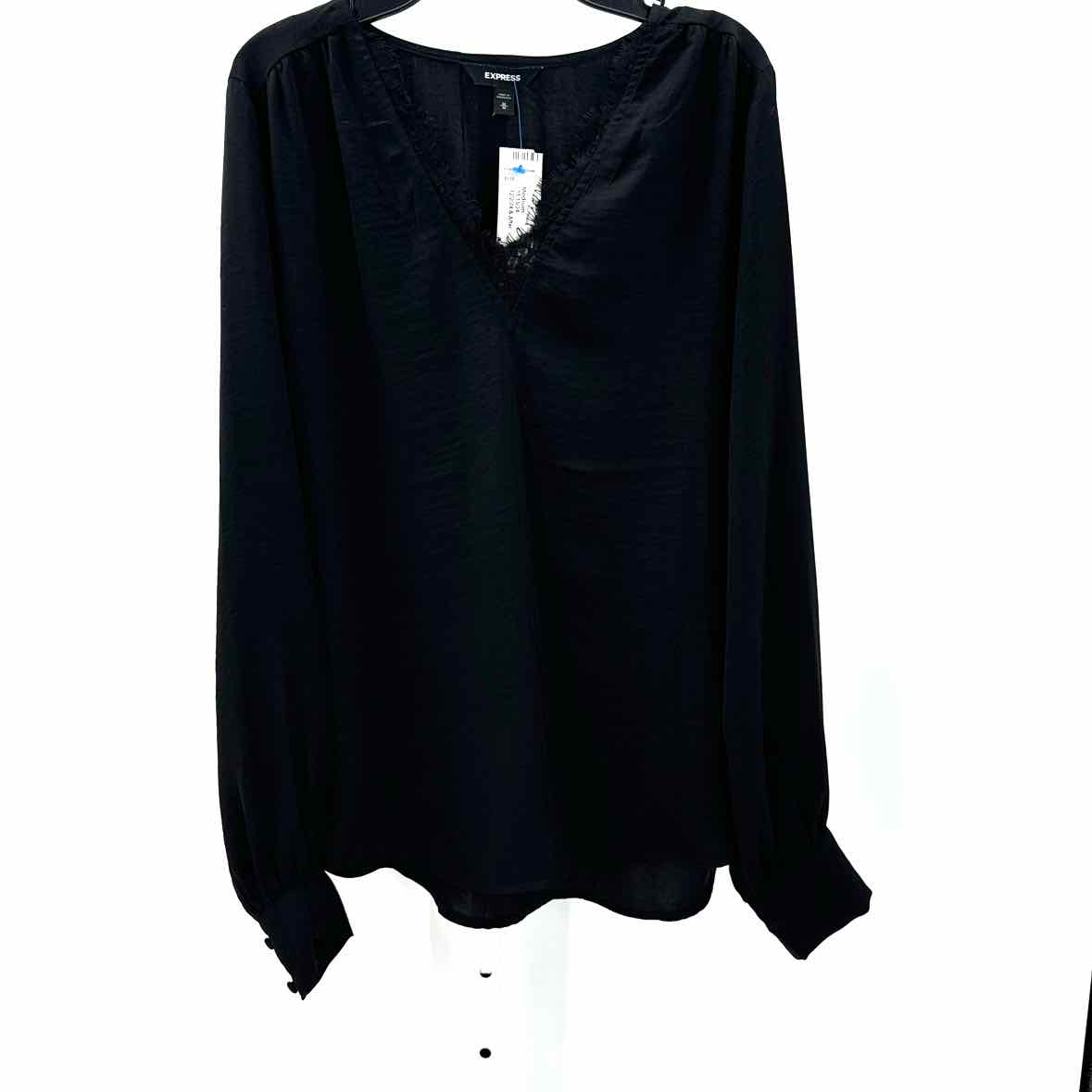 Jrs LS Button/Blouse