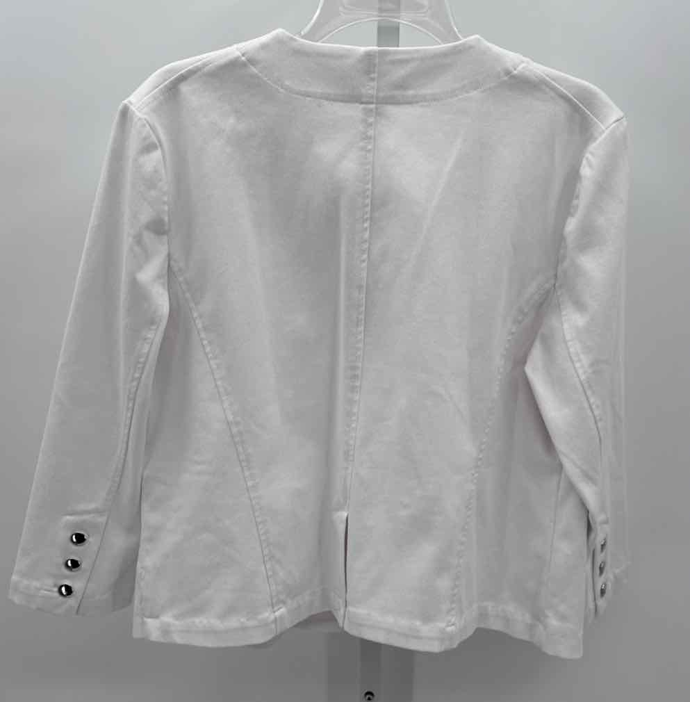 Lysse White Women Size Large Womens Blazer