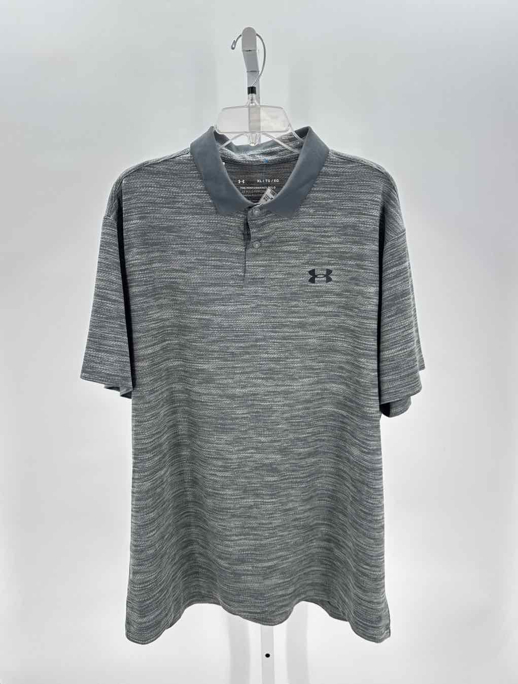 Under Armour Gray Mens Size XLarge Mens Sports SS Polo
