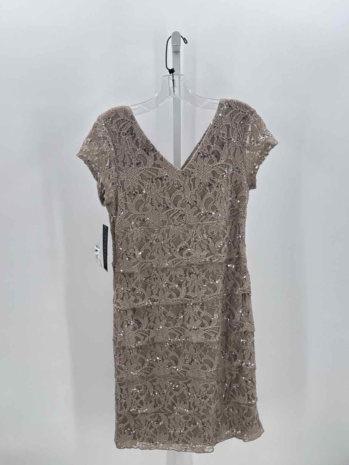 Scarlett Taupe Women Size Medium Womens Dress
