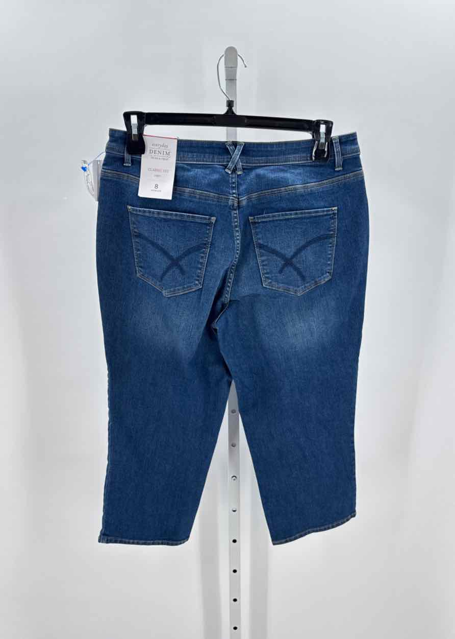 Christoper & Banks Denim Women Size 8 Womens Capris