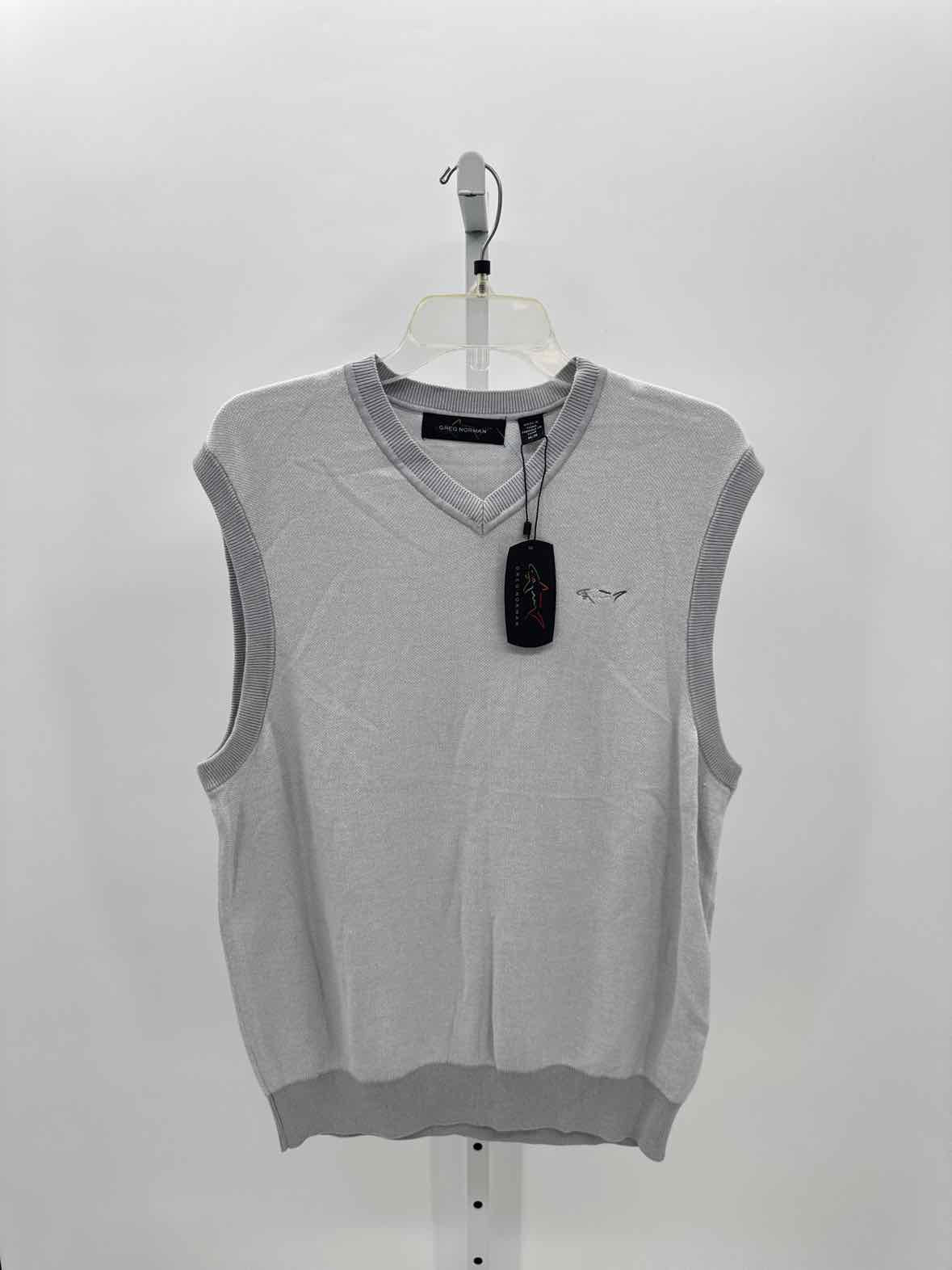 Greg Norman Gray Mens Size Medium Mens Sports Vest