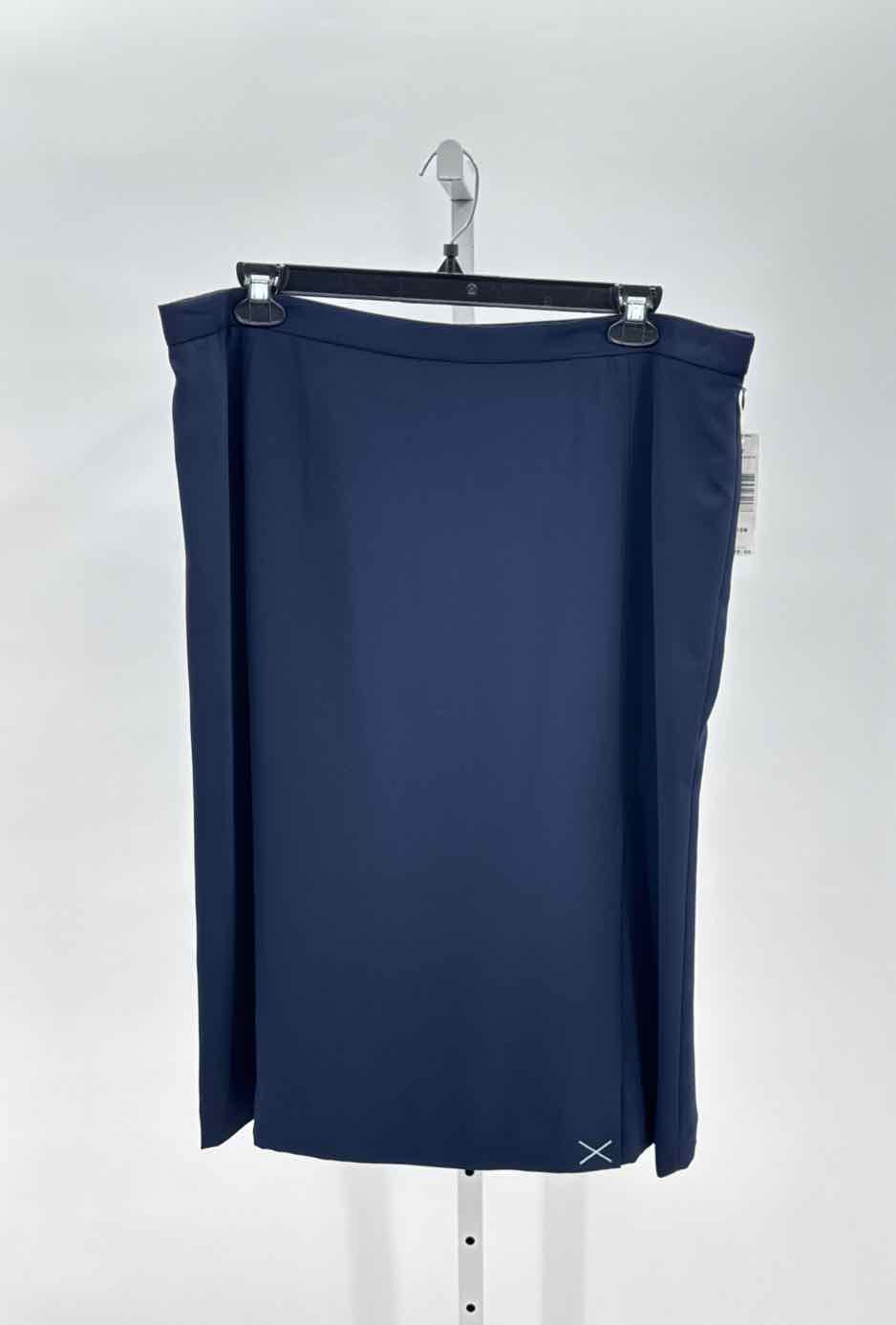 Pendleton Navy Women Size 18 Womens Skirt