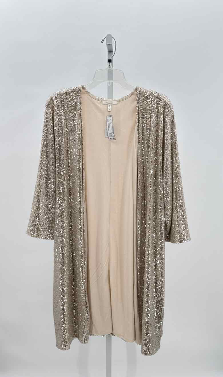 Maurices Silver Women Size 1X Womens 3/4 Shrug