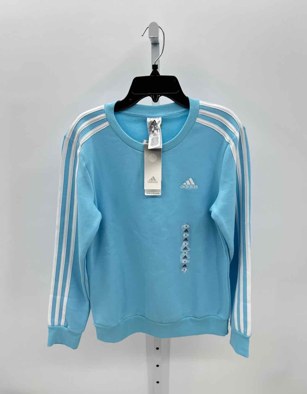 Adidas Blue Women Size Small Jrs Sports Sweatshirt
