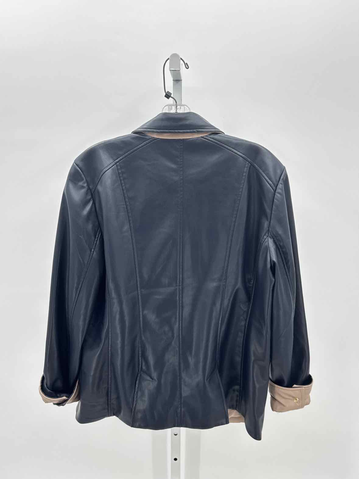 Chicos Navy Women Size 1 Womens Jacket