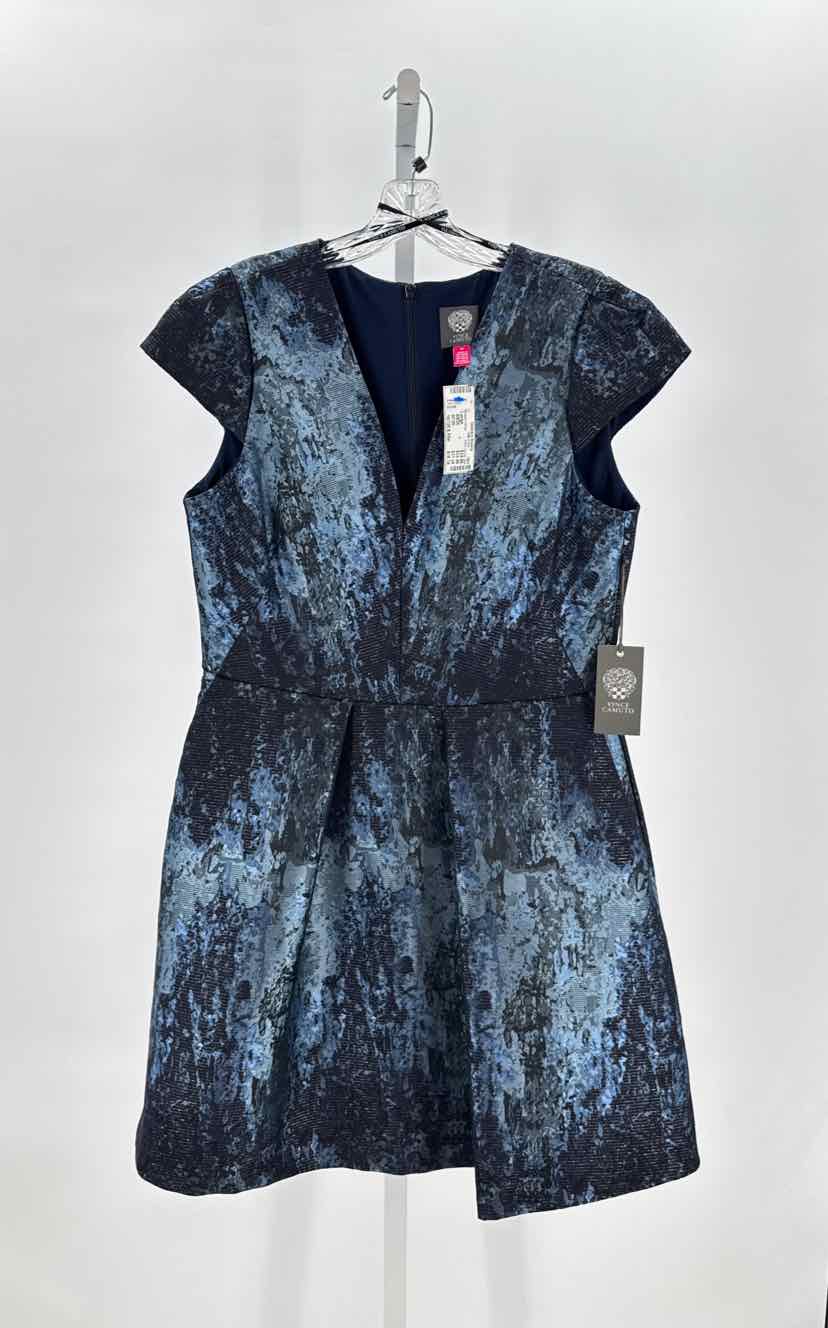 Vince Camuto Blue Women Size Large Womens Dress