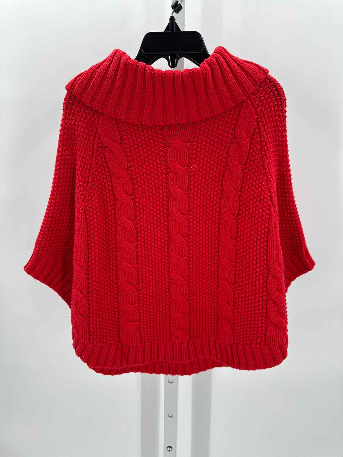 Red Girls Poncho