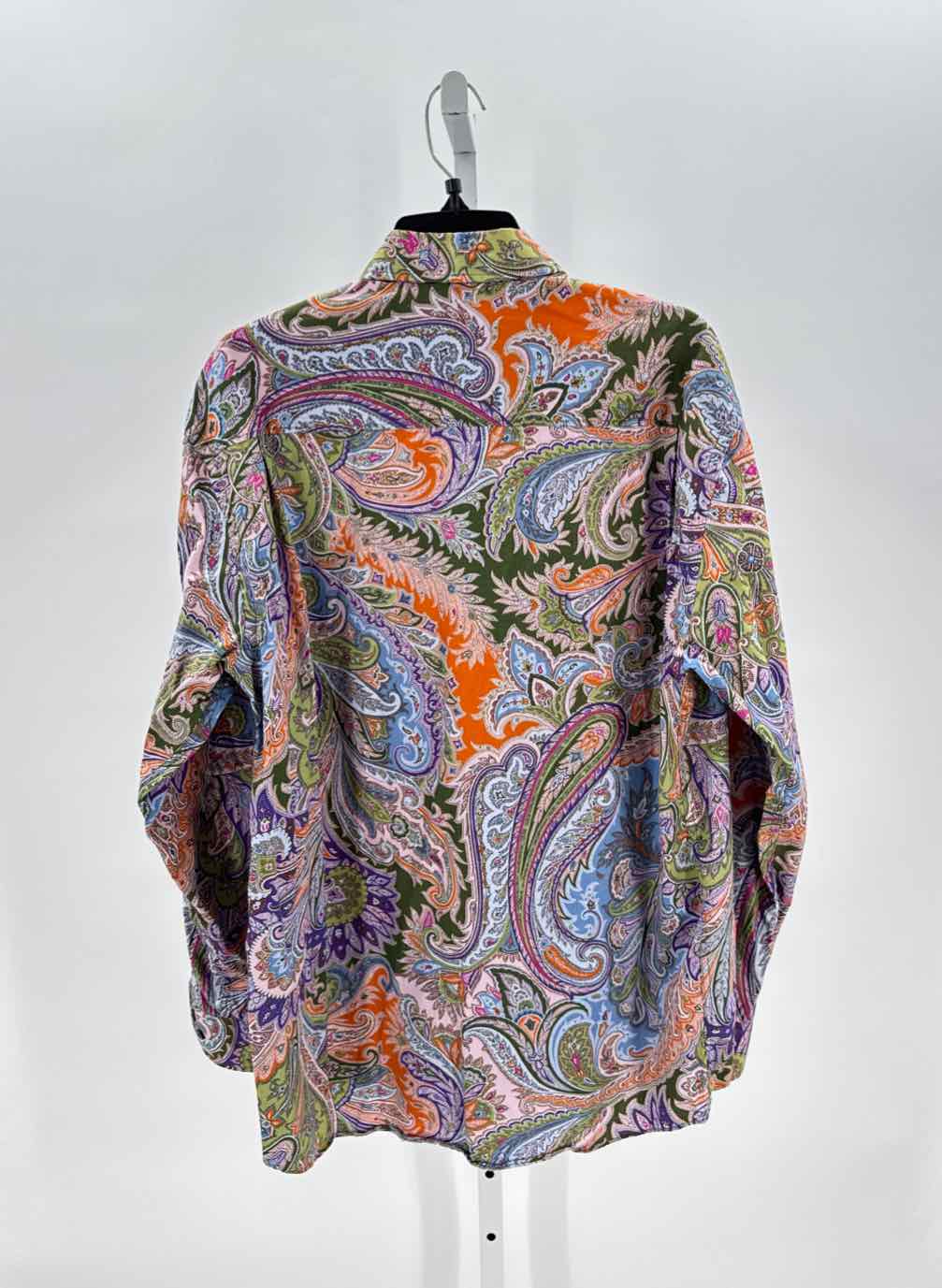 Alan Flusser Multi Mens Size Large Mens Ls button