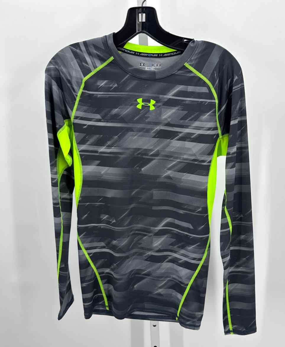 Under Armour Gray Mens Size Medium Mens Sports Ls