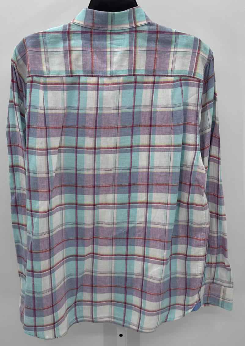 Tommy Bahama Purple Mens Size Medium Mens Ls button