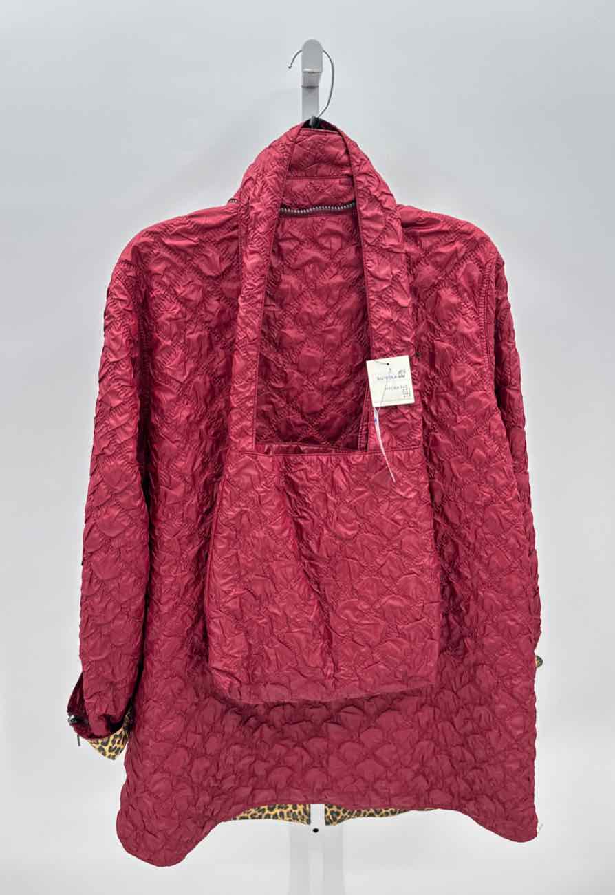 Mycra Pac Burgundy Women Size Medium Womens 2 pc