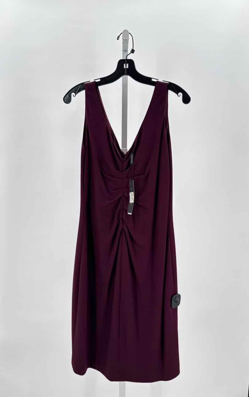 Elie Tahari Burgundy Women Size Medium Womens Dress